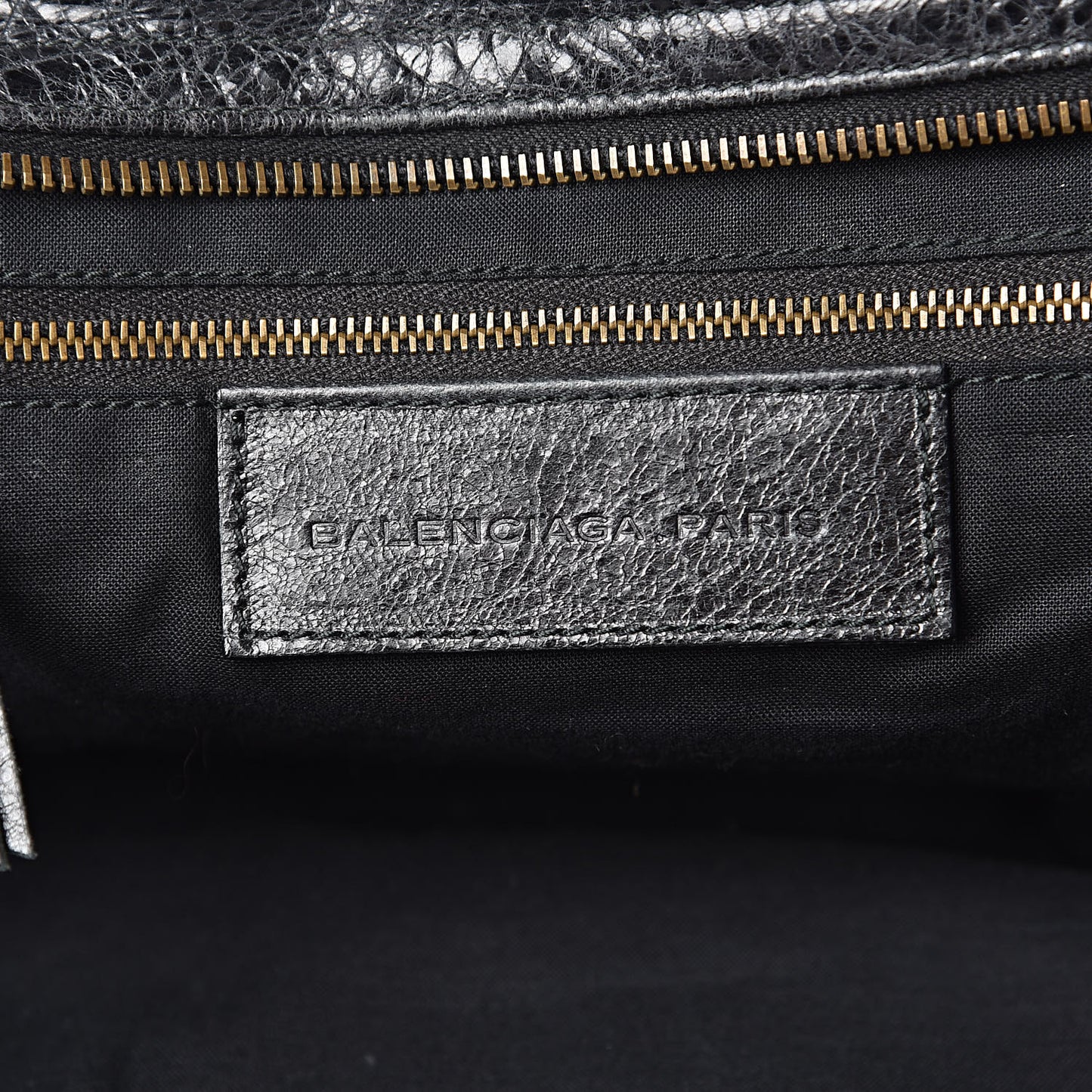 Agneau Classic Hardware Shoulder Bag Black