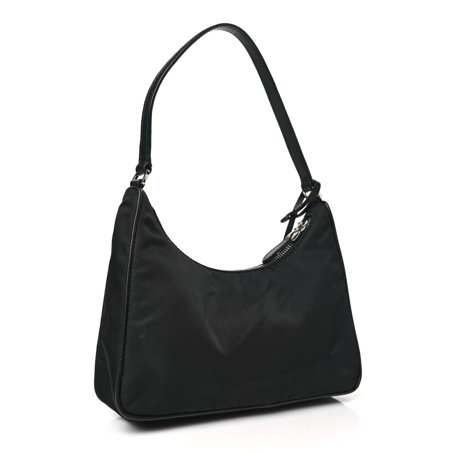 Tessuto Nylon Saffiano Mini Re-Edition 2005 Bag Black