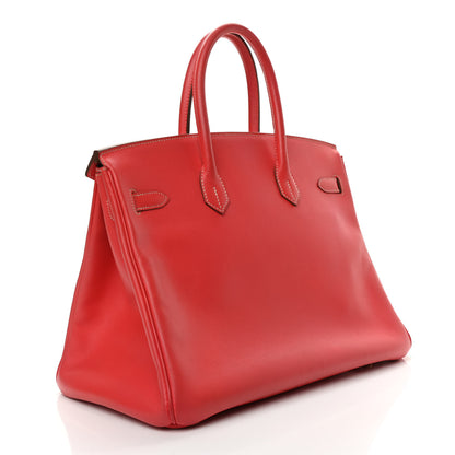 Hermes Epsom Candy Birkin 35 Rose Jaipur Gold 2 of 10