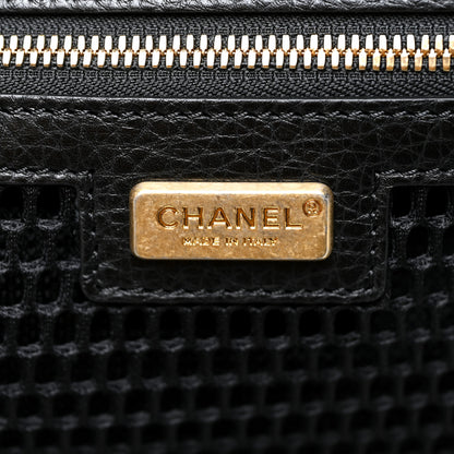 Chanel Suede Quilted Coco Case Trolley Black 7 of 19