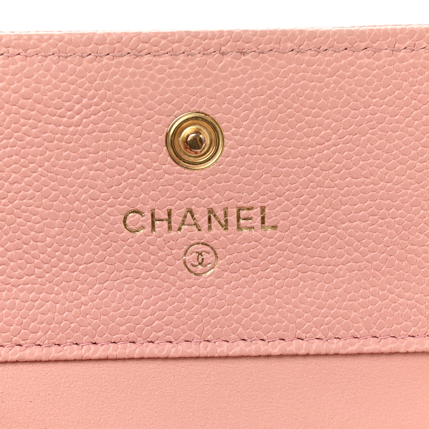 Chanel Caviar Quilted Boy Compact Wallet Pink 6 of 14