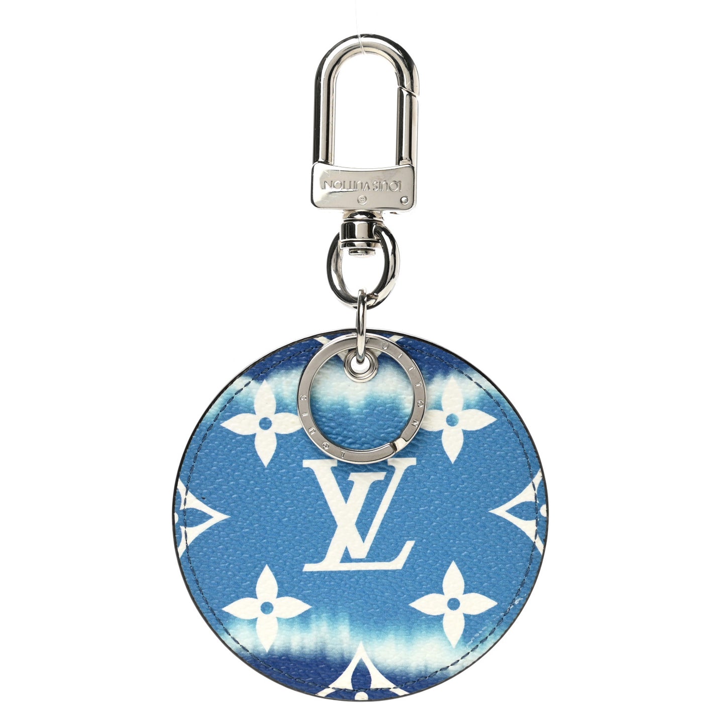 Monogram Escale Bag Charm Key Holder Blue