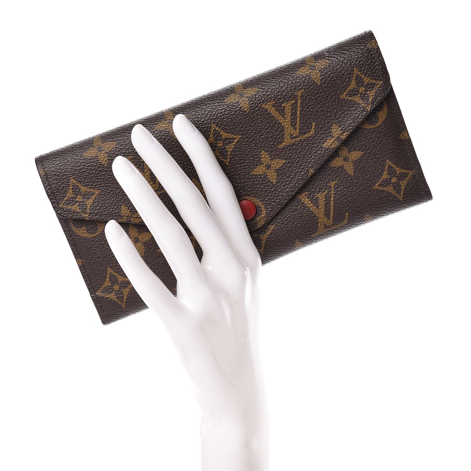 Louis Vuitton Monogram Josephine Wallet Red 2 of 20