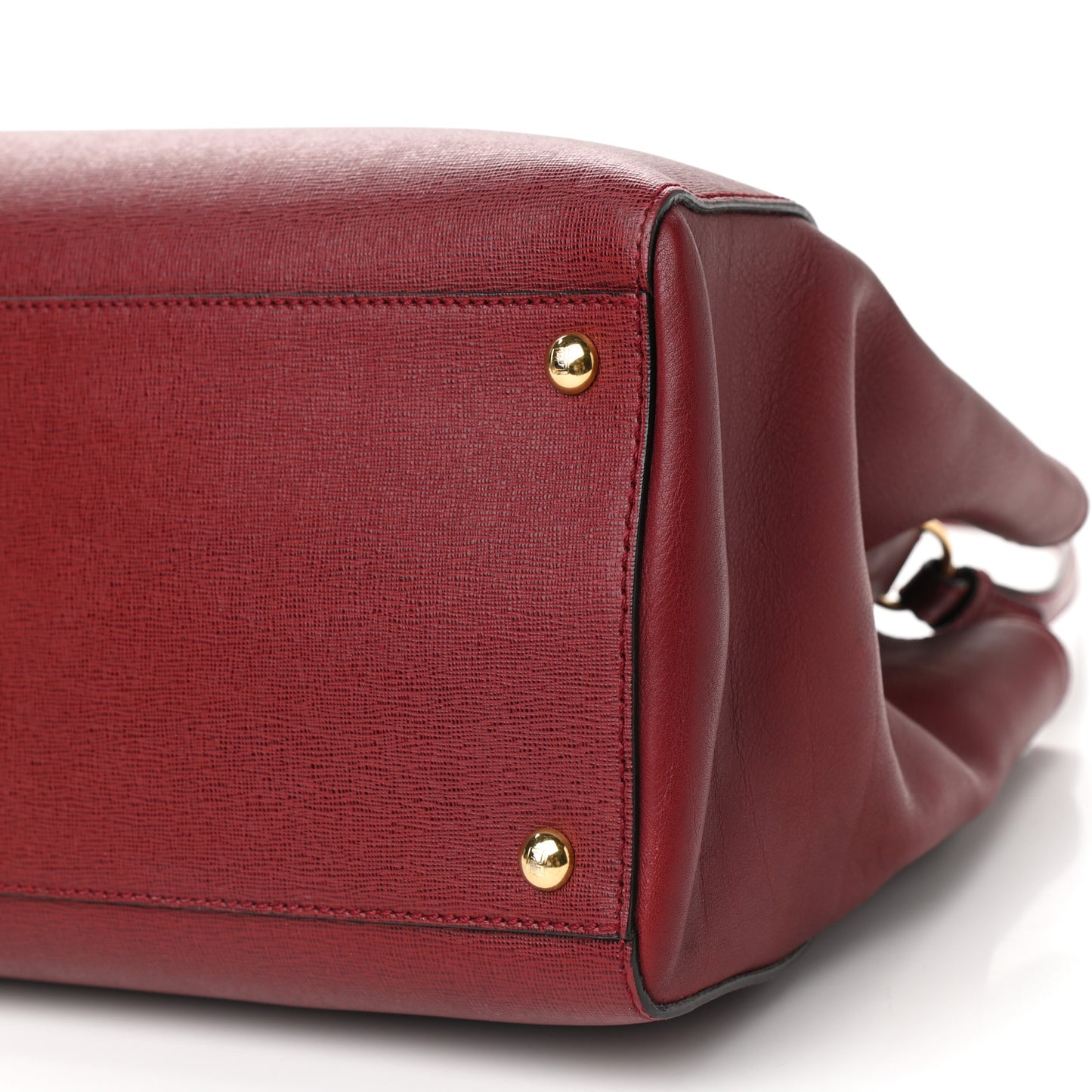 Vitello Elite Regular 2Jours Tote Rosso Scuro Ciliegia