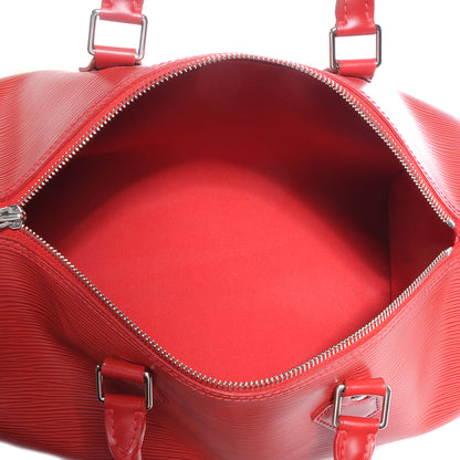 Louis Vuitton Epi Speedy 30 Red 6 of 8