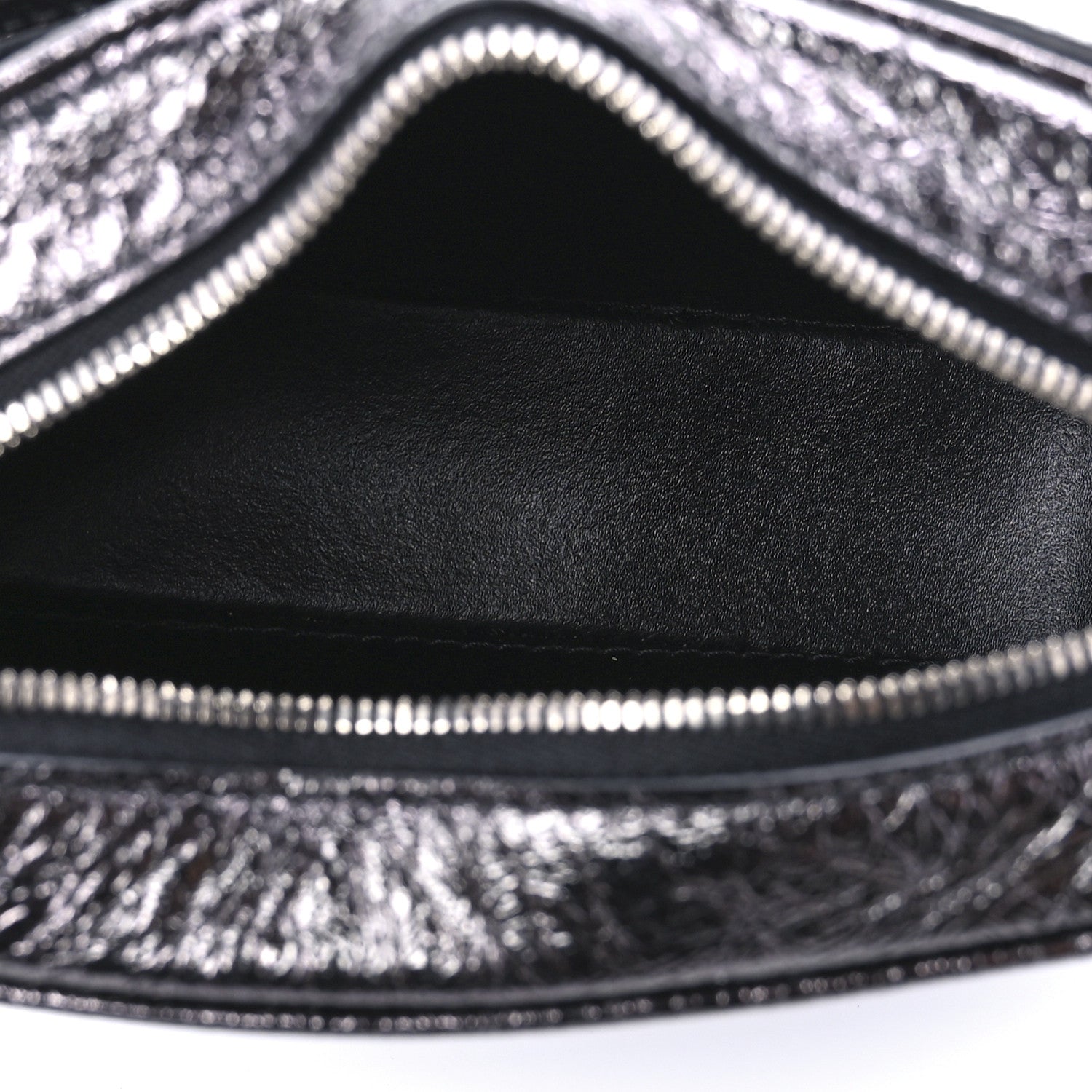 Balenciaga Metallic Textured Calfskin XS Everyday Camera Bag with Handle Black 5 of 8