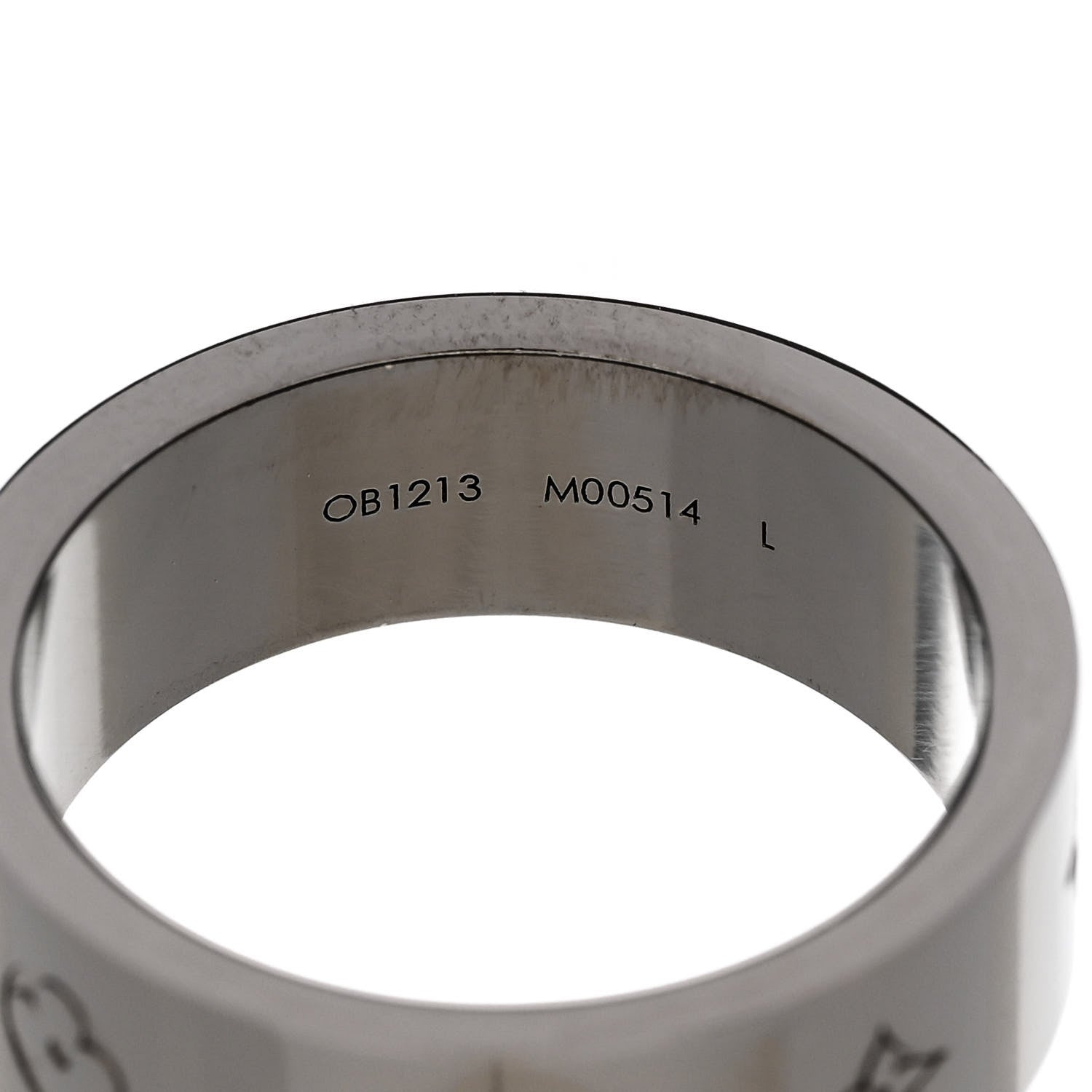 Louis Vuitton Metal LV Instinct Ring L 63/10.25 Silver 5 of 5