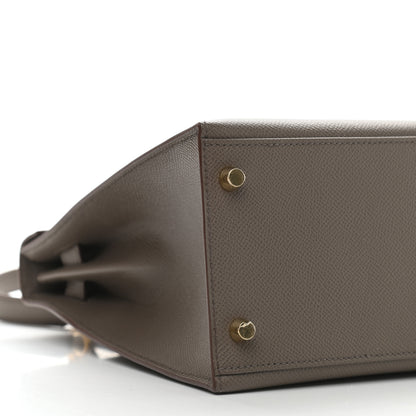 Hermes Epsom Kelly Sellier 28 Etain 9 of 11