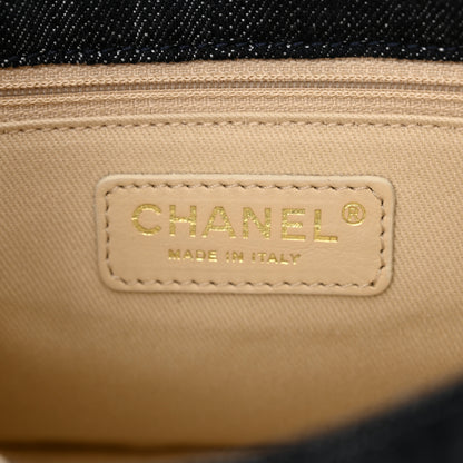 Chanel Denim Embroidered Night Flight Reissue Flap Blue 6 of 11