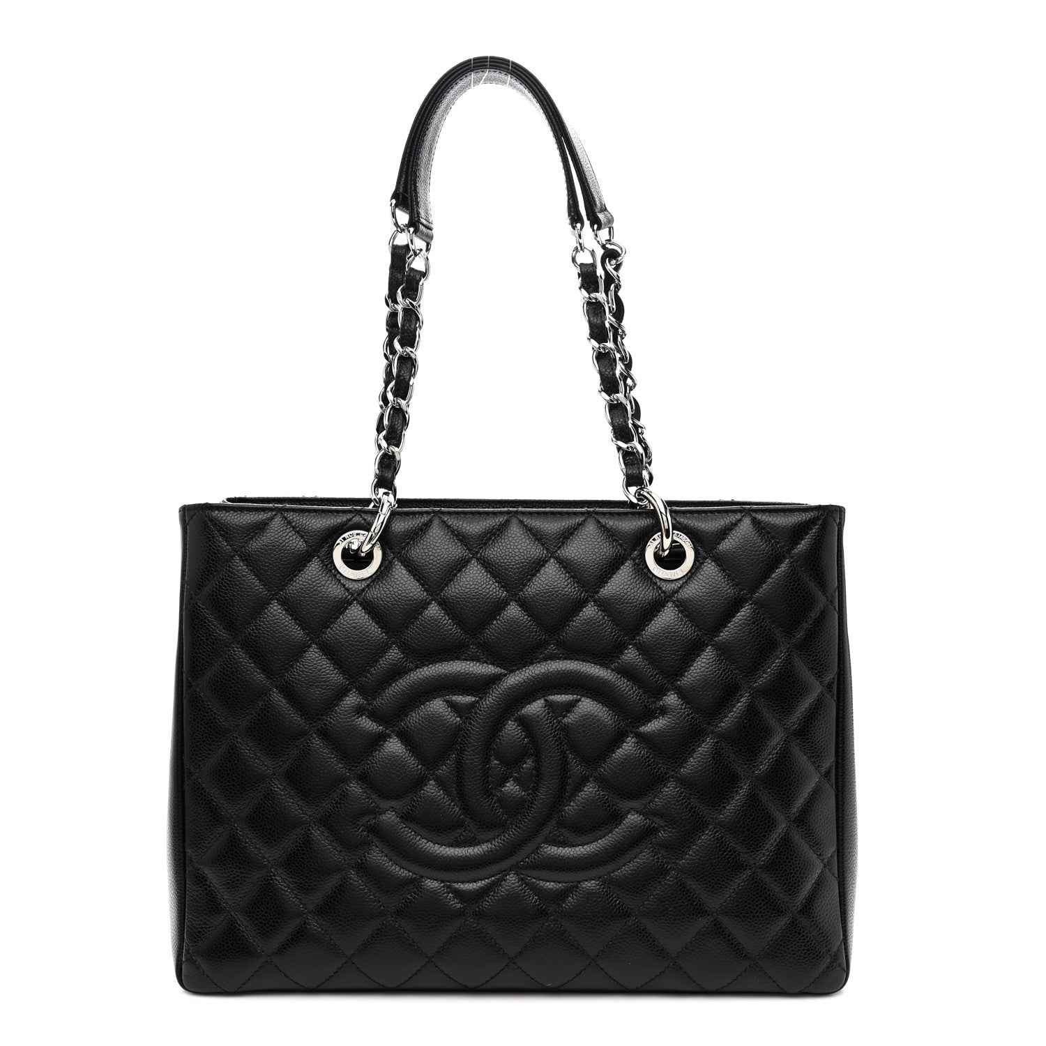 Chanel Caviar Quilted Grand Shopping Tote GST Black 1 of 11
