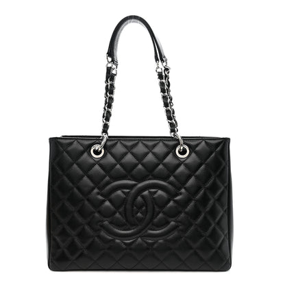 Chanel Caviar Quilted Grand Shopping Tote GST Black 1 of 11