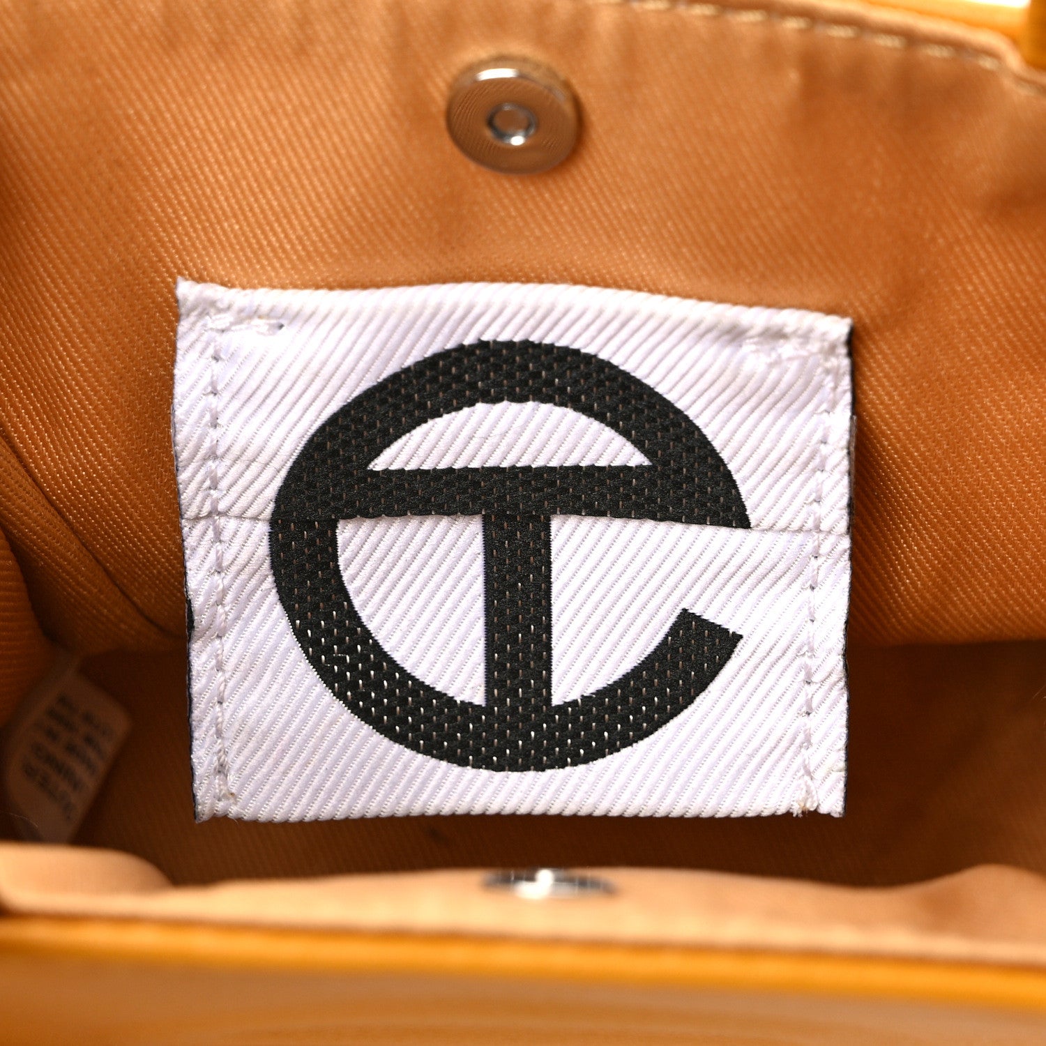 Telfar Vegan Leather Small Shopping Bag Mustard 6 of 11