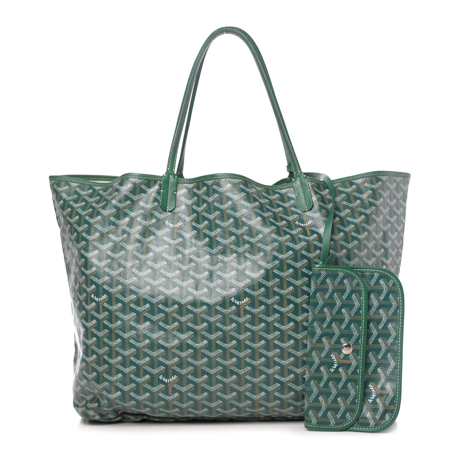 Goyard Goyardine Saint Louis GM Green 1 of 9