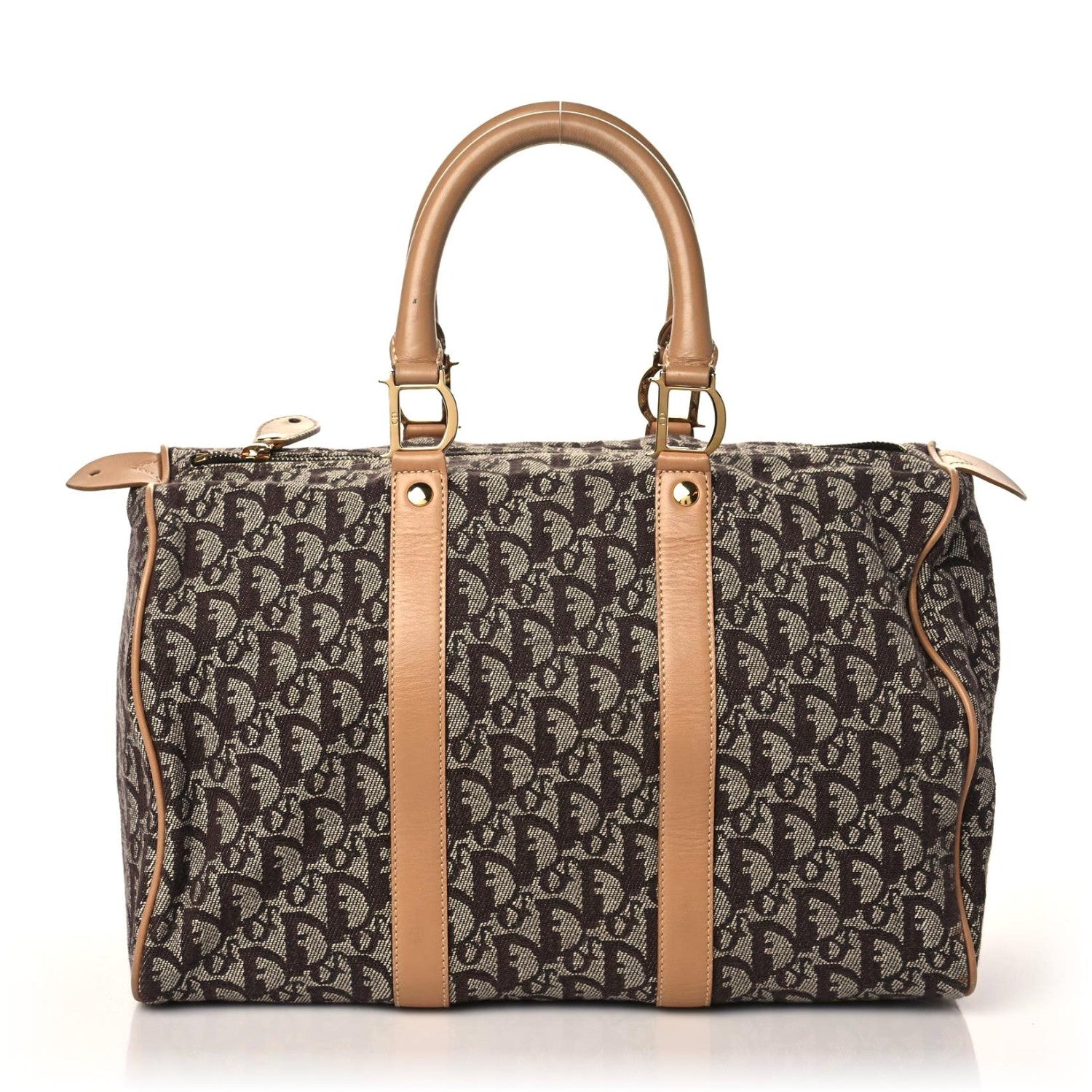 Christian Dior Monogram Boston Bag Brown 1 of 11