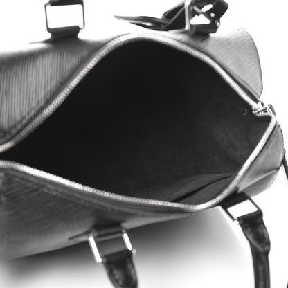 Louis Vuitton Epi Speedy Bandouliere 25 Black 6 of 8
