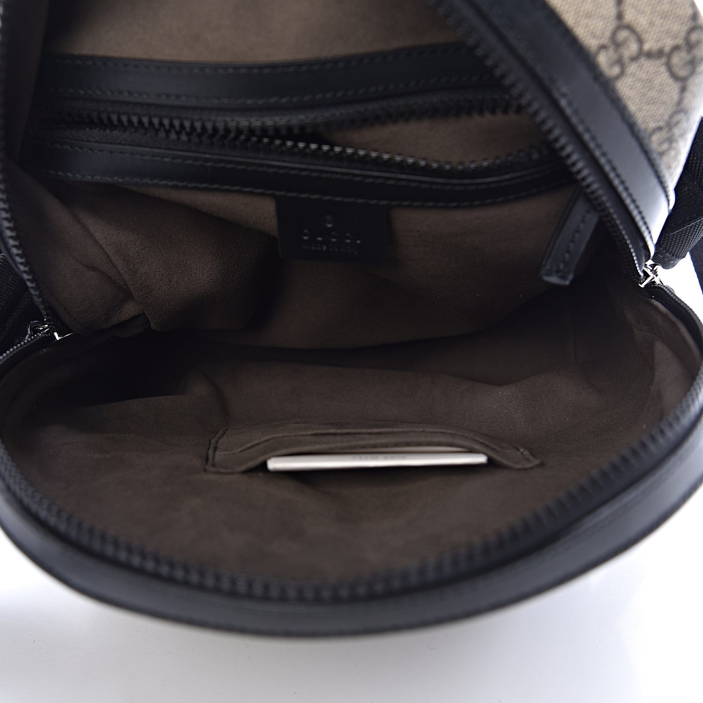 GG Supreme Monogram Small Eden Day Backpack Black