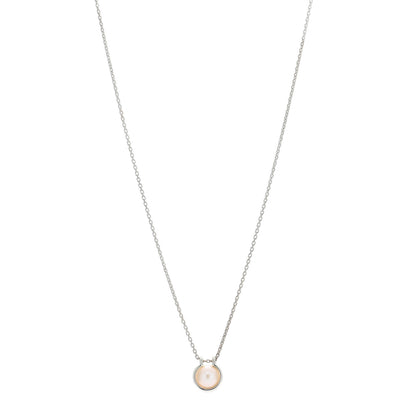 Tiffany Sterling Silver Pearl HardWear Link Pendant Necklace 1 of 5