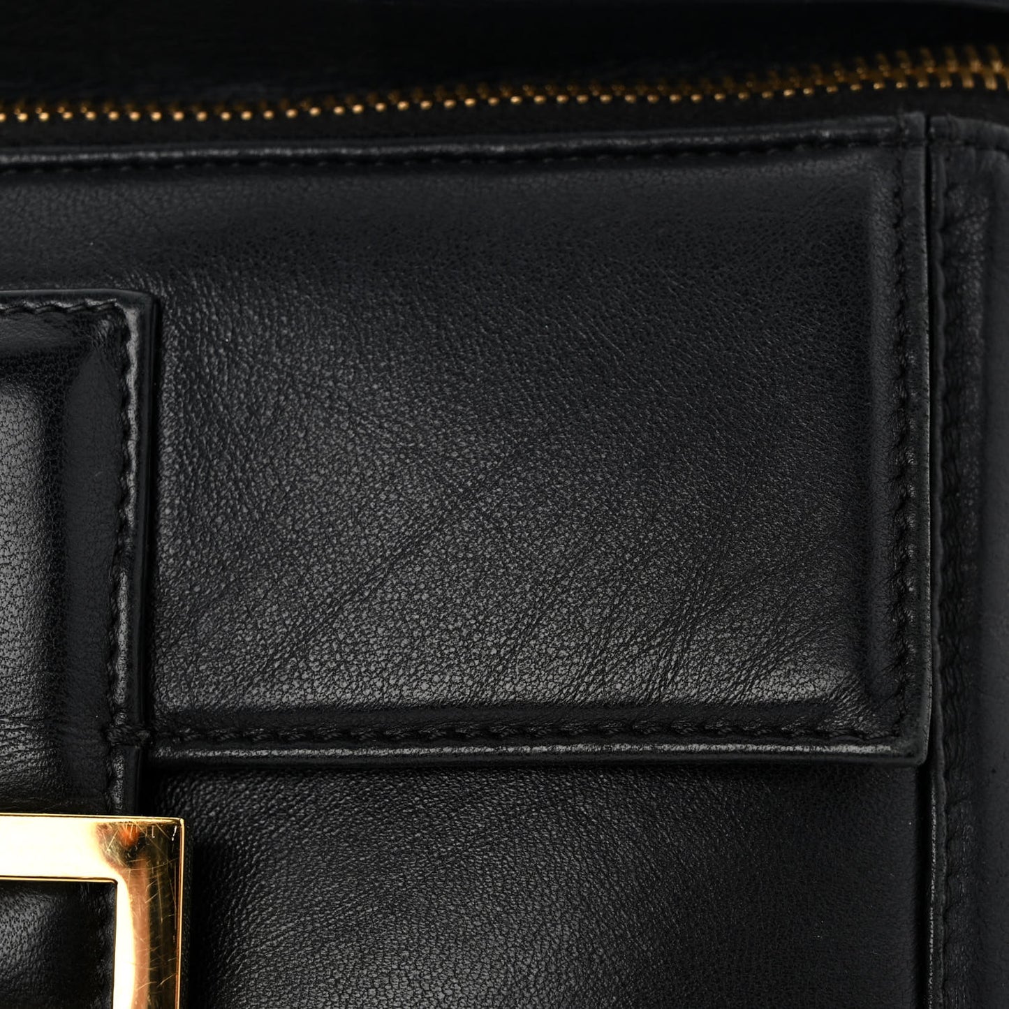 Nappa Apolo Baguette Belt Bag Black Tobacco