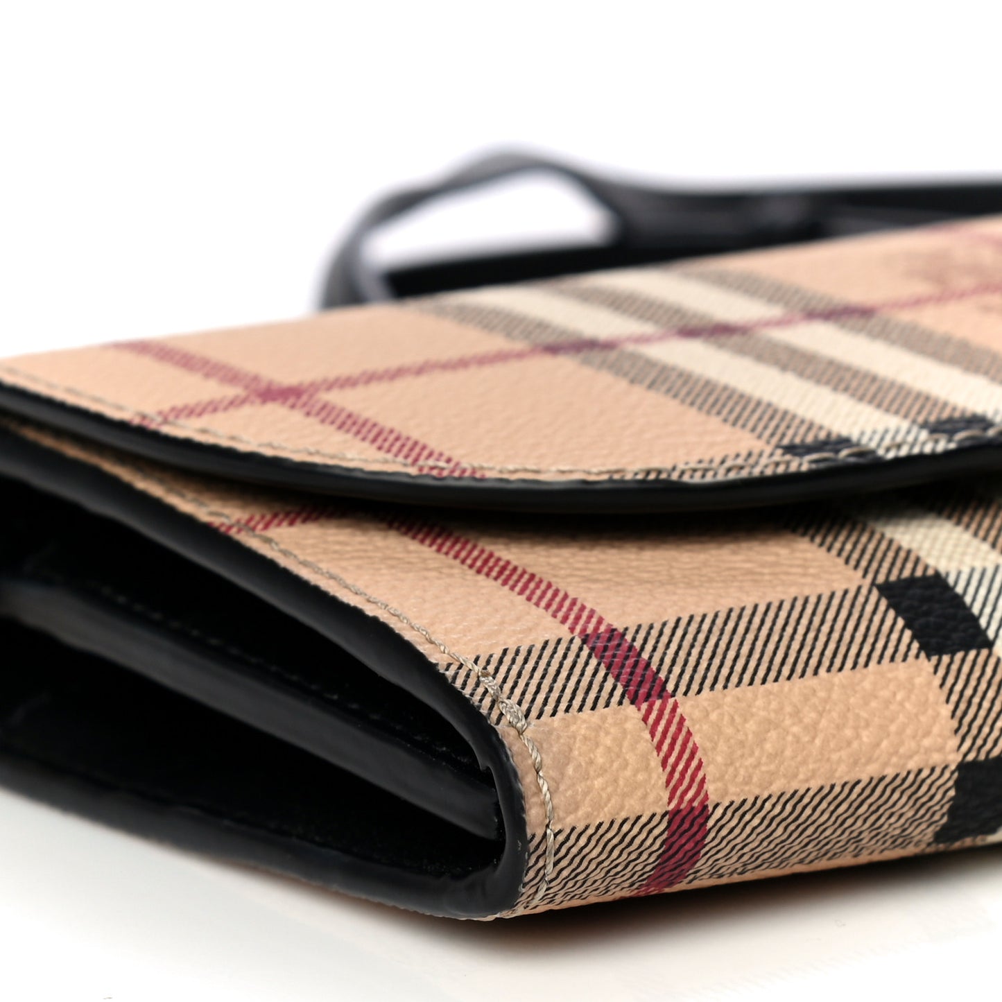 Haymarket Check Henley Wallet On Chain Black