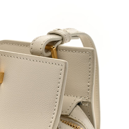 Saint Laurent Grain De Poudre Small Uptown Tote Crema Soft 16 of 16
