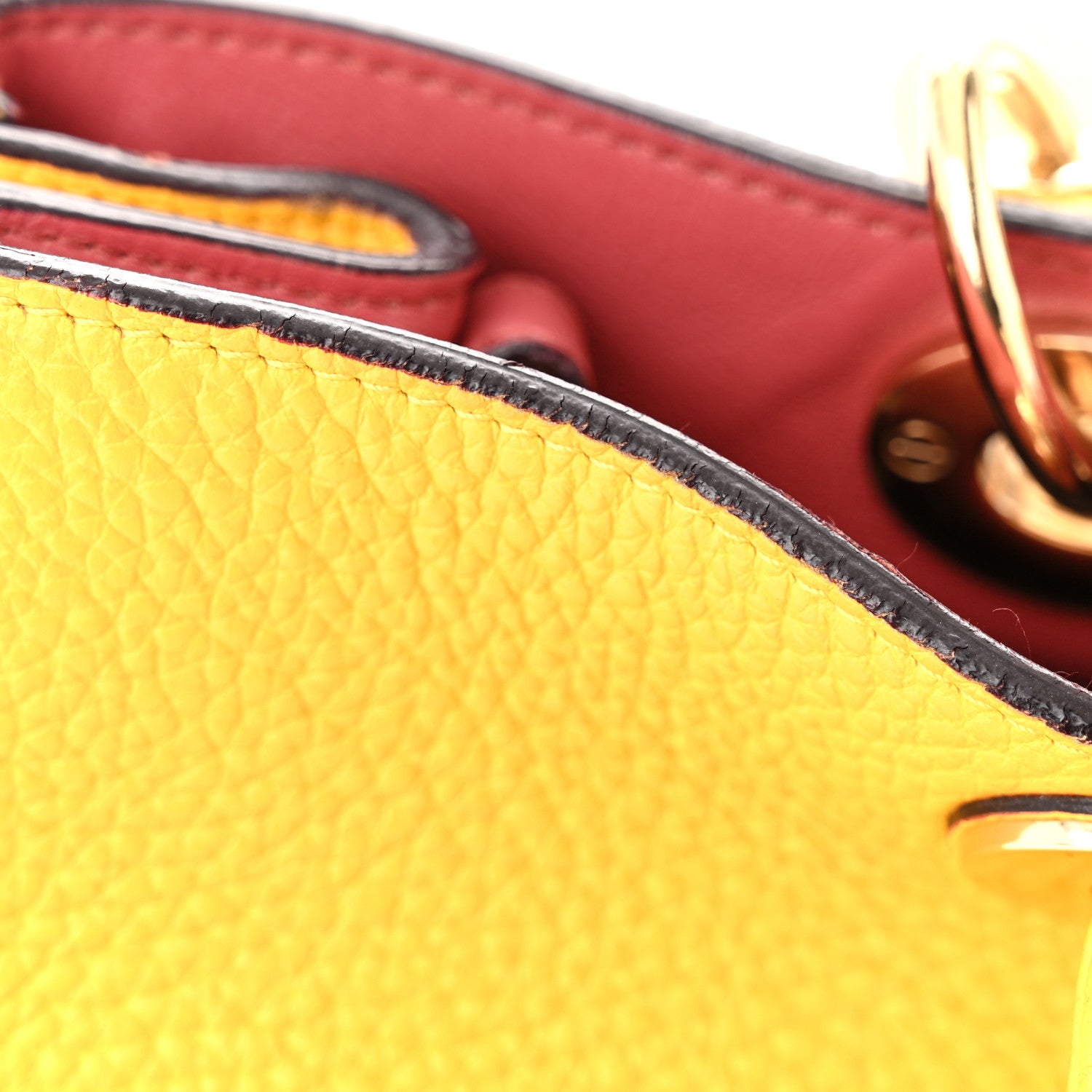Christian Dior Bullcalf Medium Diorissimo Tote Tournesol 11 of 11