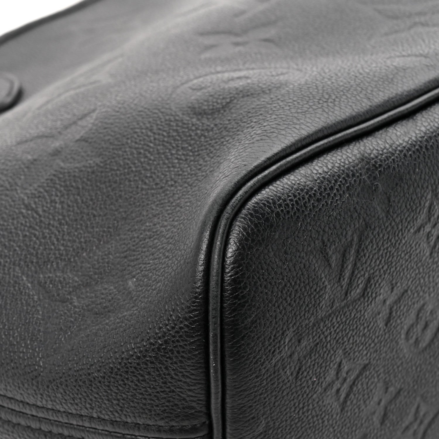 Louis Vuitton Empreinte Monogram Giant Neverfull MM Black 9 of 14