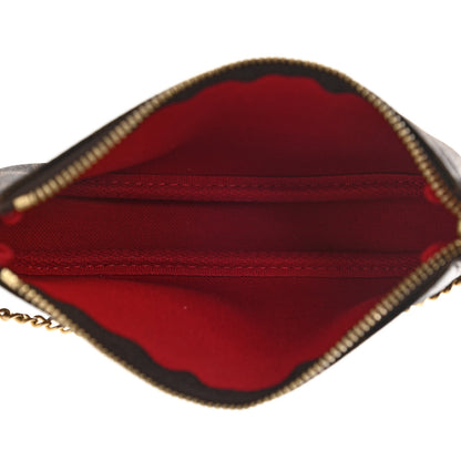 Louis Vuitton Damier Ebene Mini Pochette Accessories 5 of 9