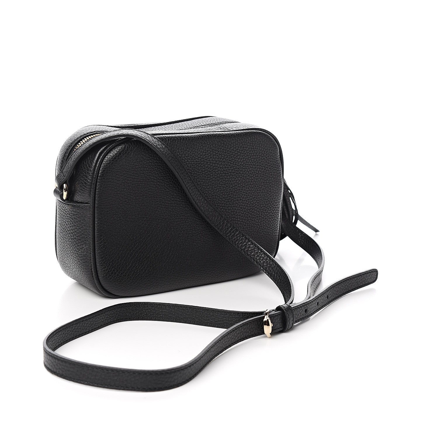 Gucci Pebbled Calfskin Small Soho Disco Bag Black 2 of 10