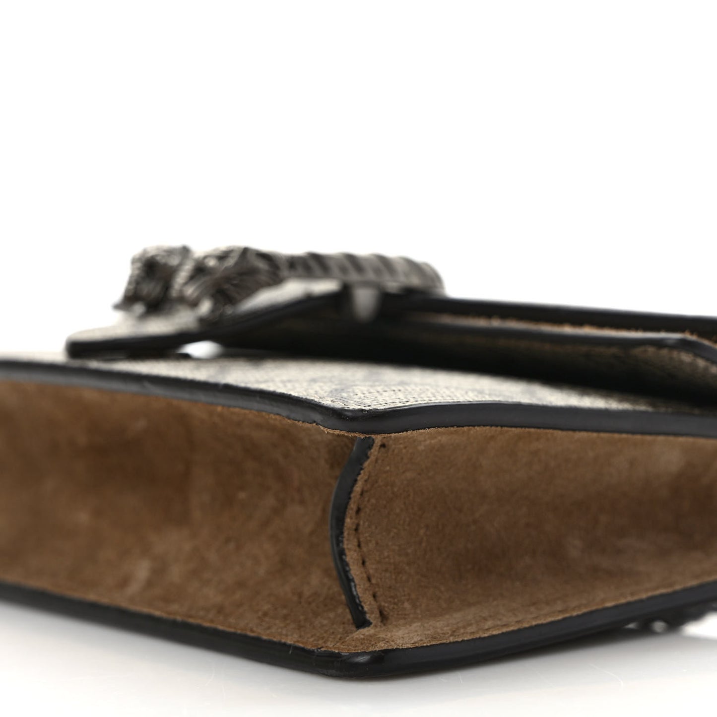 GG Supreme Monogram Super Mini Dionysus Shoulder Bag Taupe