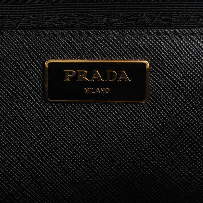 Prada Saffiano Lux Extra Large Galleria Double Zip Tote Black 6 of 8
