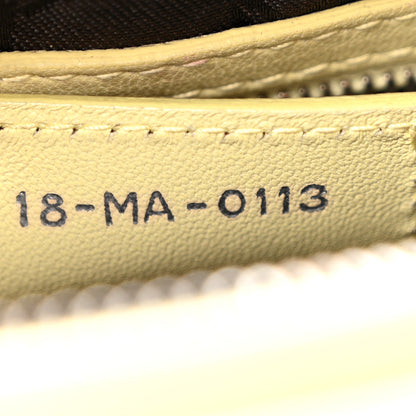 Christian Dior Lambskin Cannage Medium Lady Dior Light Yellow 7 of 14