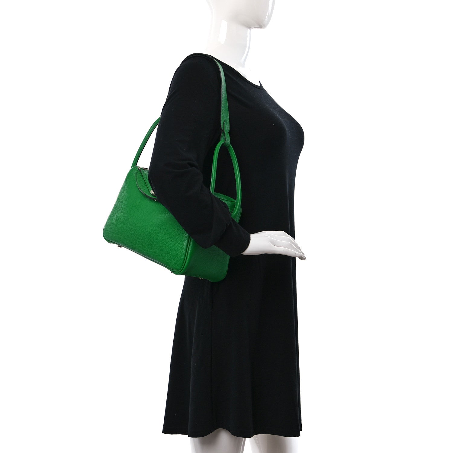 Hermes Taurillon Clemence Lindy 26 Bambou 2 of 8