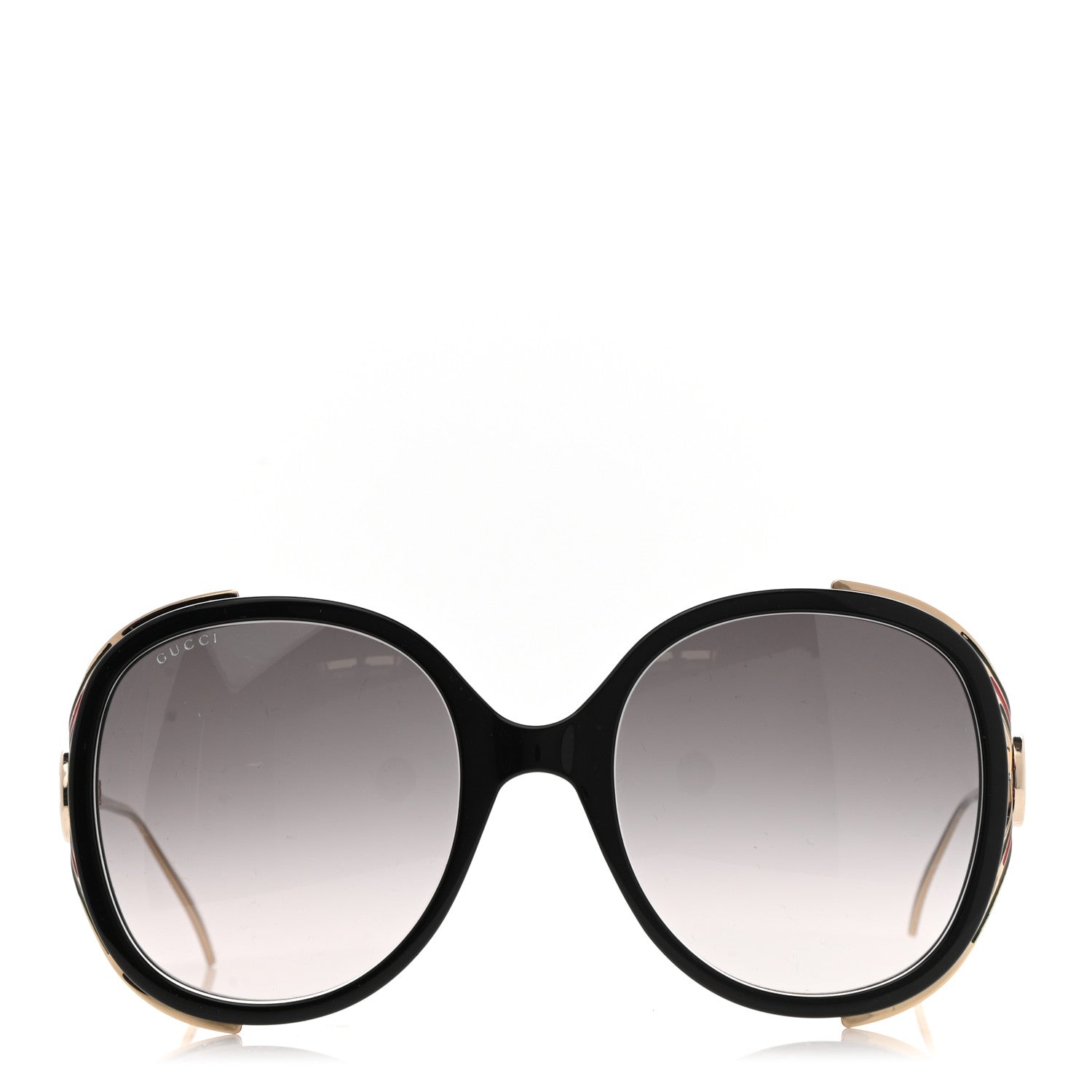 Gucci Round Frame Injected GG0226S Sunglasses Black 2 of 9