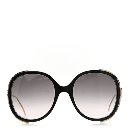Gucci Round Frame Injected GG0226S Sunglasses Black 2 of 9