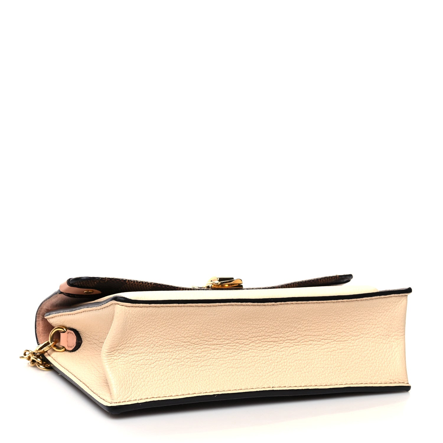 Louis Vuitton Damier Ebene Vavin Chain Wallet Creme 4 of 12