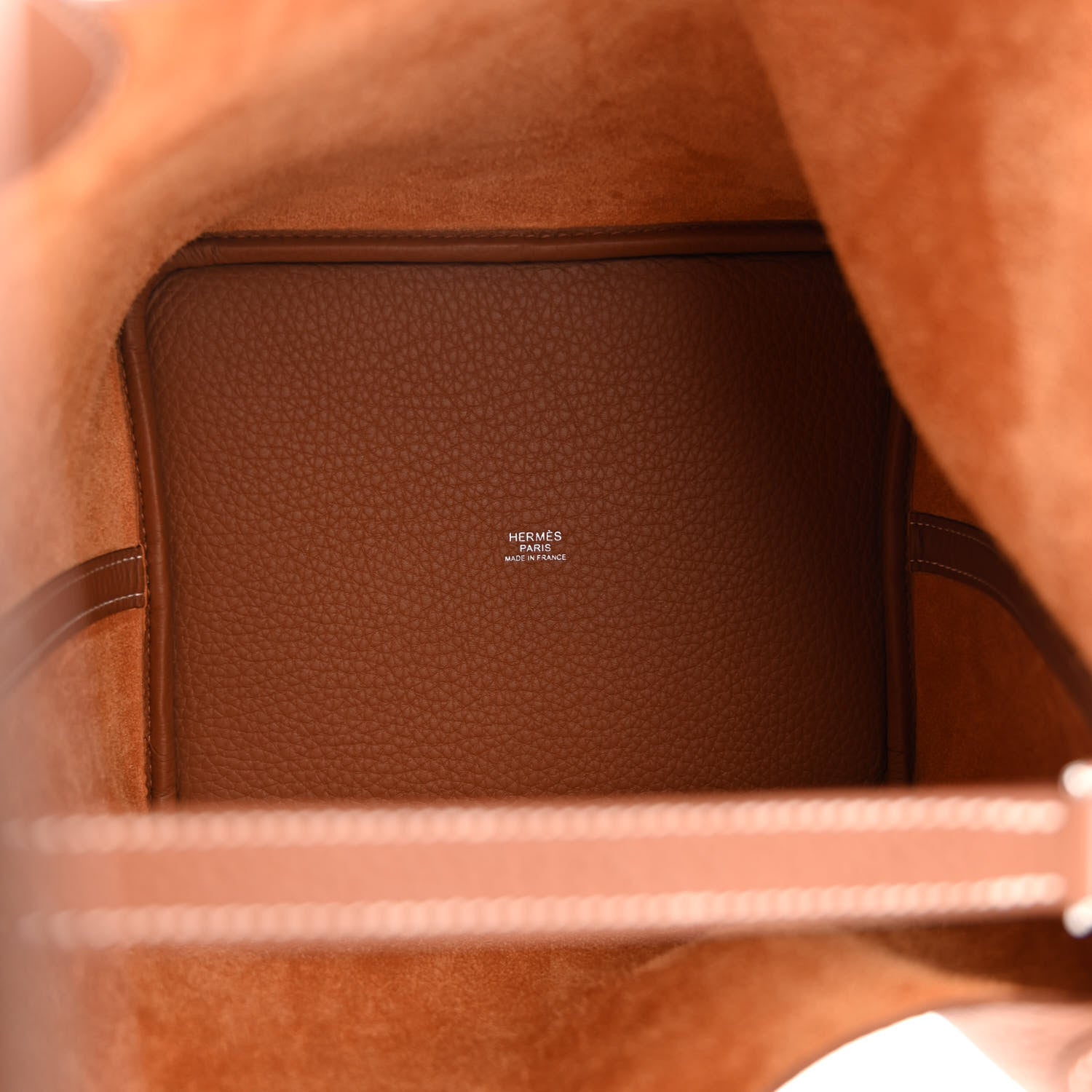 Hermes Taurillon Clemence Picotin Lock 22 MM Gold 5 of 10
