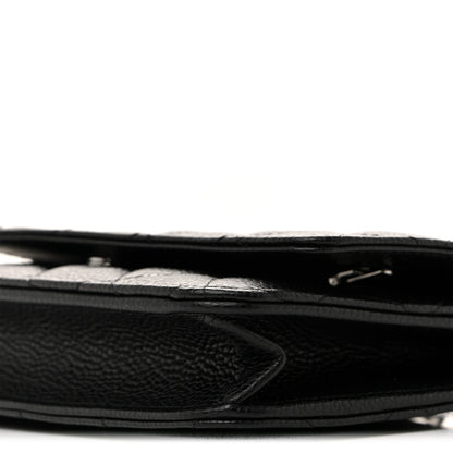 Chanel Caviar Quilted Wallet On Chain WOC Black 11 of 13