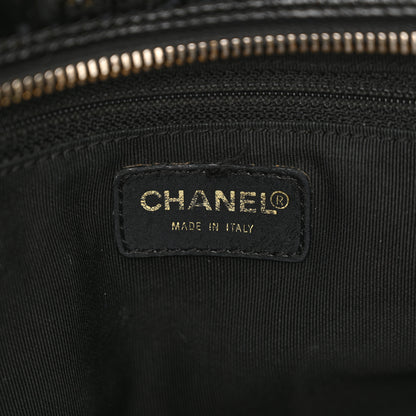 Chanel Patent Quilted Petit Timeless Tote PTT Black 6 of 11