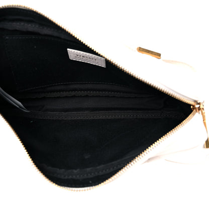 Versace Nappa Barocco Quilted Vanitas Medea Belt Bag White 5 of 23