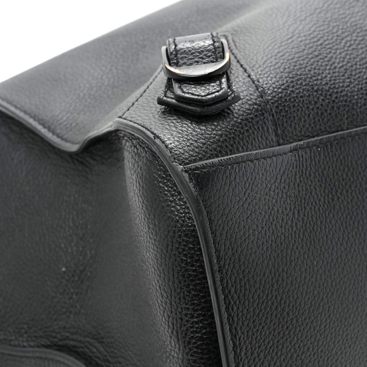 Balenciaga Grained Calfskin Neo Classic Black Hardware Large Top Handle Bag Black 14 of 21