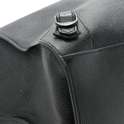 Balenciaga Grained Calfskin Neo Classic Black Hardware Large Top Handle Bag Black 14 of 21