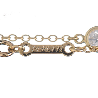 Tiffany 18K Yellow Gold Diamond .40ctw Elsa Peretti Diamonds by the Yard Station Bracelet 5 of 8