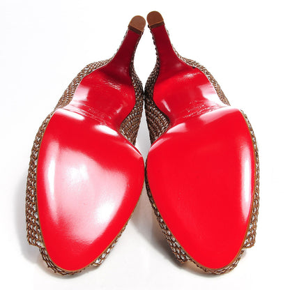 Christian Louboutin Sequin Very Prive 120 Pumps 37 5 of 7