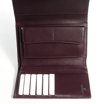 Chanel Lambskin Quilted Large Flap Wallet Plum 5 of 7