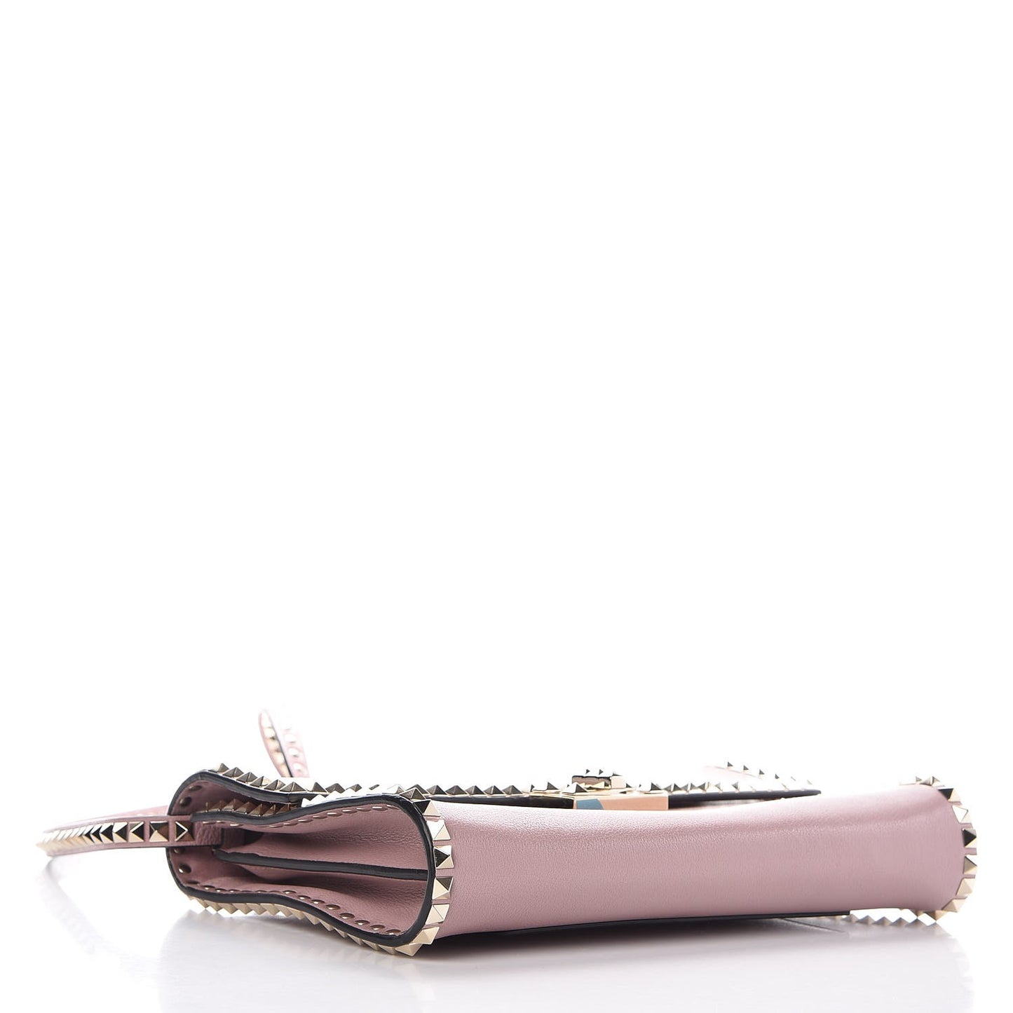 Vitello Rockstud No Limit Shoulder Bag Lipstick