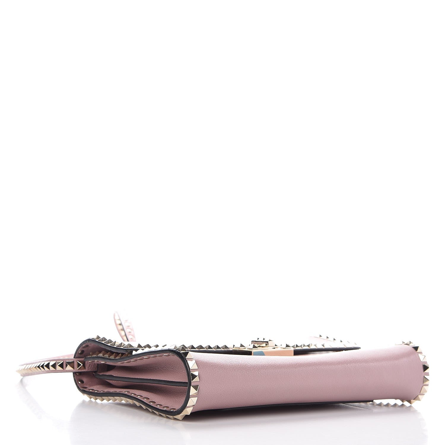 Valentino Garavani Vitello Rockstud No Limit Shoulder Bag Lipstick 4 of 8