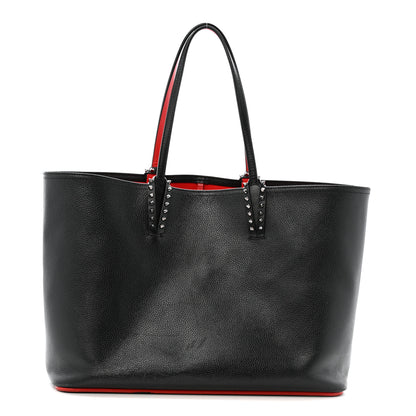 Christian Louboutin Calfskin Empire Spikes East West Cabata Tote Black 1 of 16