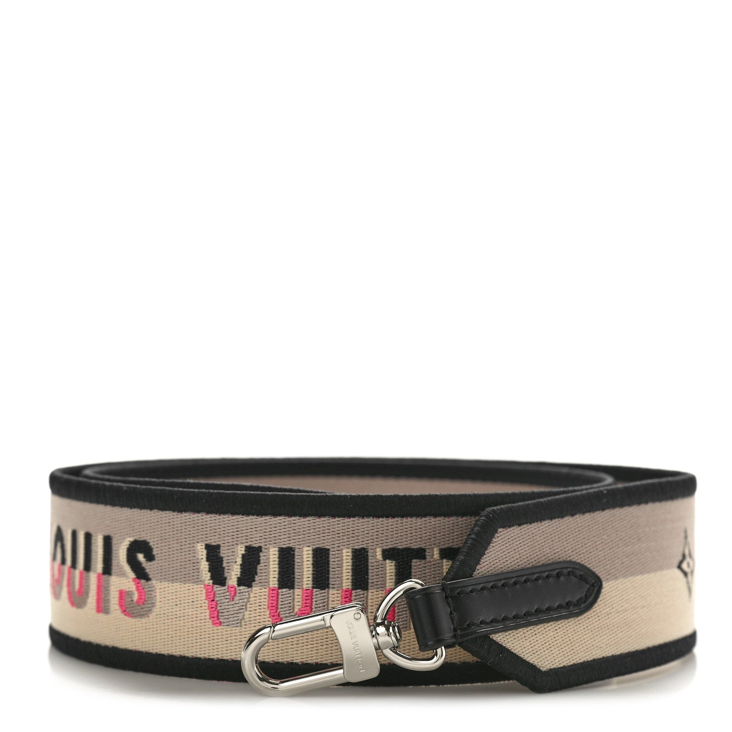 Louis Vuitton Jacquard Diane Shoulder Strap Black 1 of 3