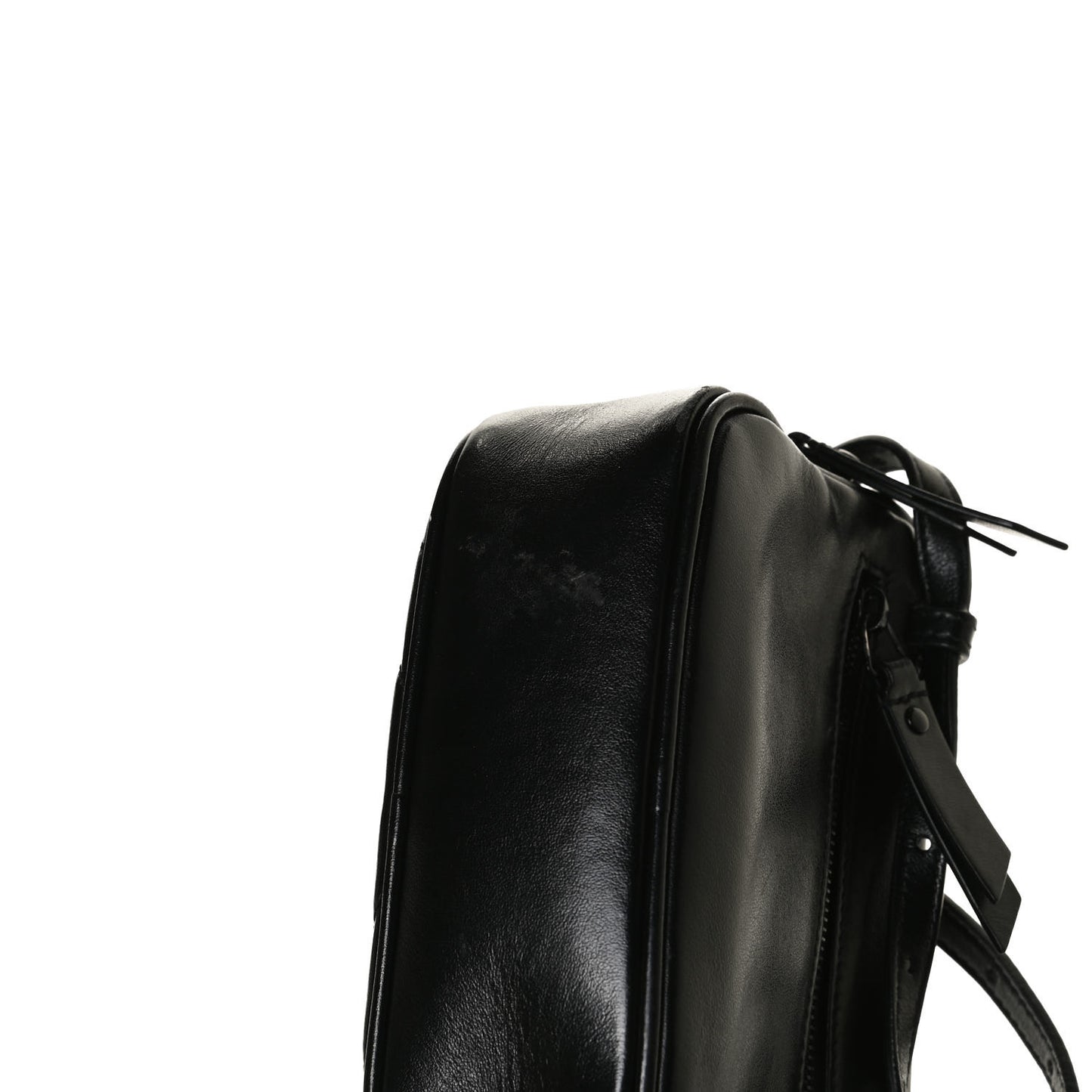 Calfskin Matelasse Monogram Lou Belt Bag Black