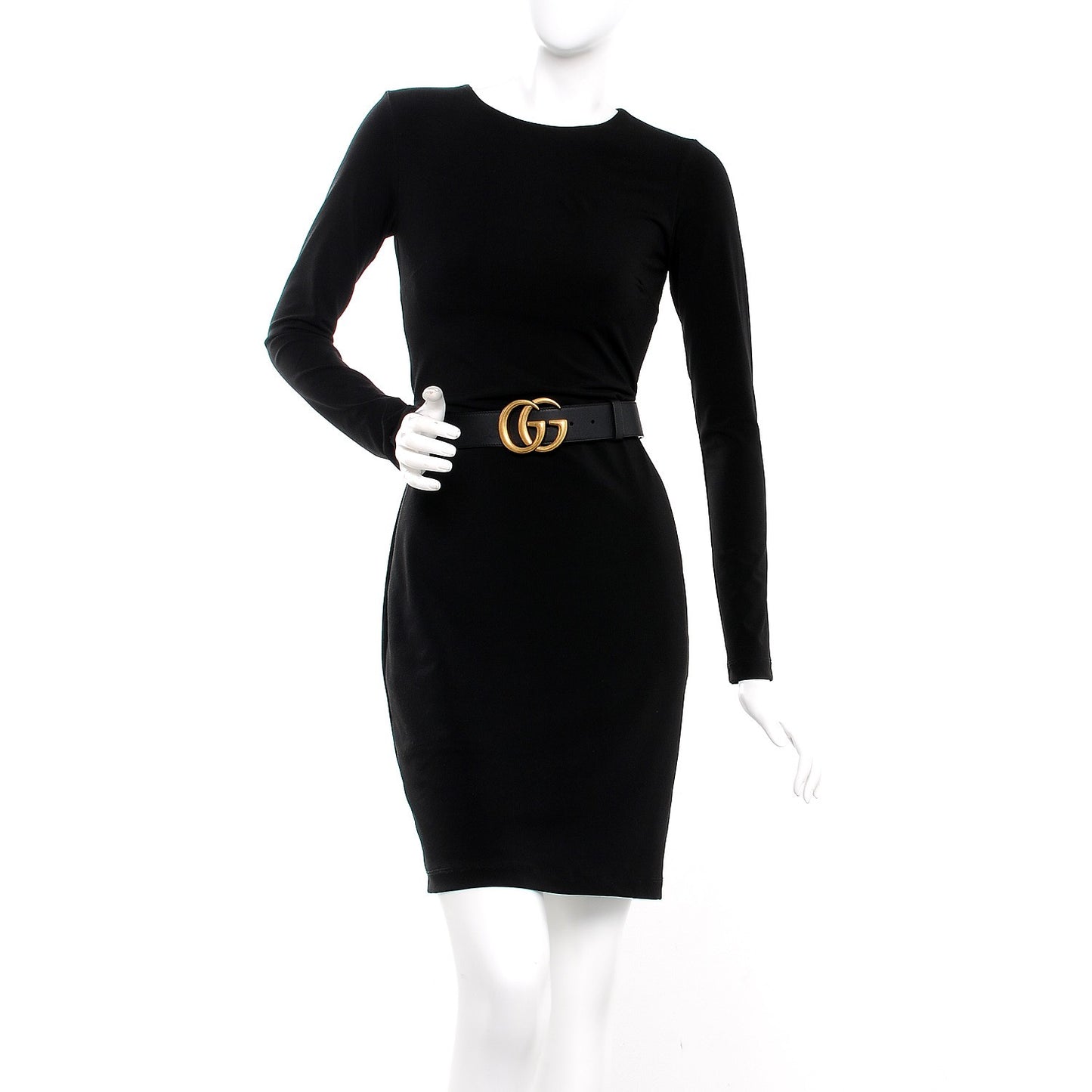 Calfskin Double G 40mm Belt 85 34 Black